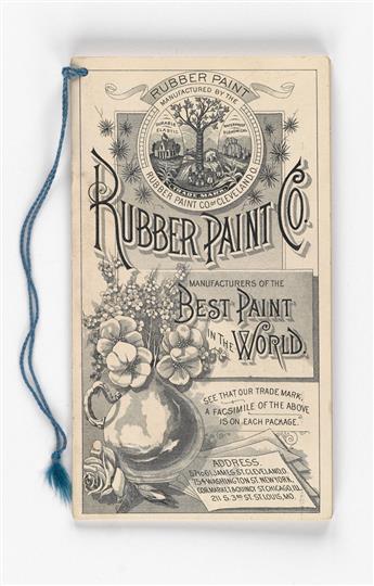 (ARCHITECTURE / TRADE CATALOGUE.) Rubber Paint Company. Rubber Paint Co. Manufacturers of the Best Paint in the World.